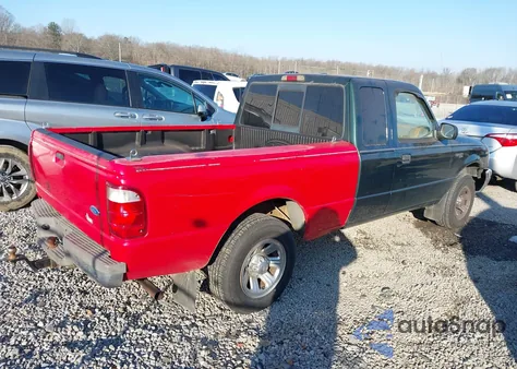 2002 Ford Ranger Xlt from USA, damaged, VIN 1FTYR44E02TA31482